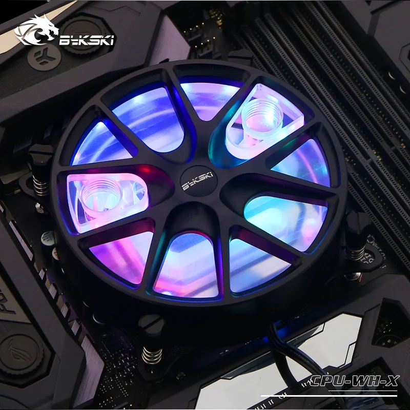 Bykski cpu водоблок водяное охлаждение кулер для INTEL 115X2011 2066X299 rbw светильник Поддержка