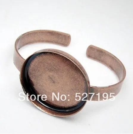 Бесплатная доставка браслет с круглой оправой 35 мм пустая основа для браслета