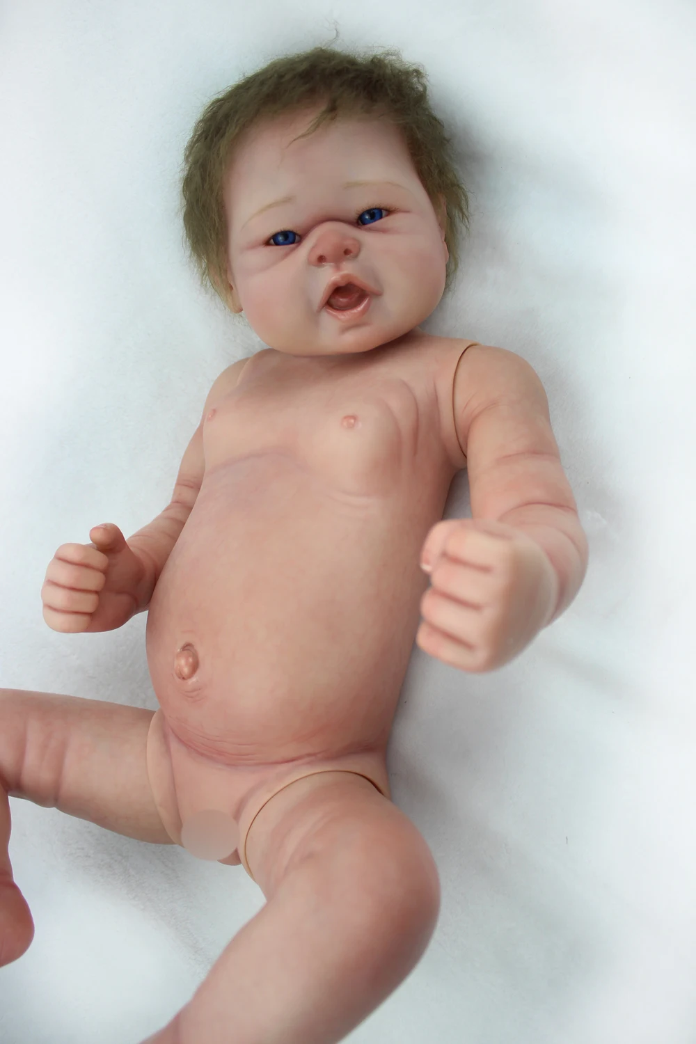 21 дюймов Reborn Малыш реалистичные все силиконовые полностью тела Детские куклы новорожденный винил Reborn прекрасный мальчик кукла с одеждой