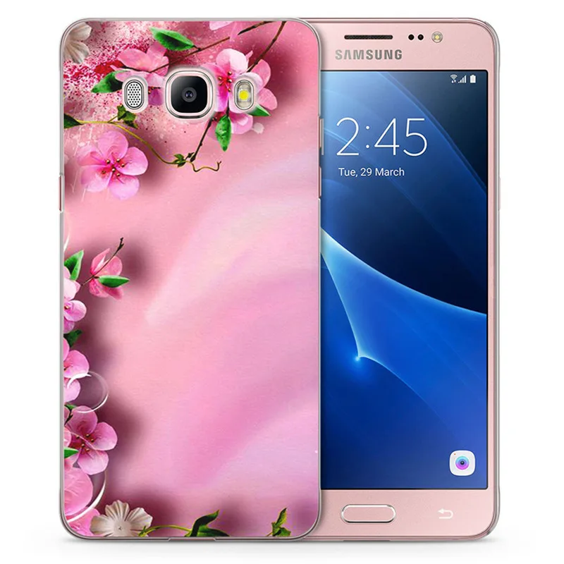 Цветок чехол для телефона Samsung Galaxy J1 J2 J3 J5 J7 prime J120 J320 J330 J530F Прозрачный Силиконовый