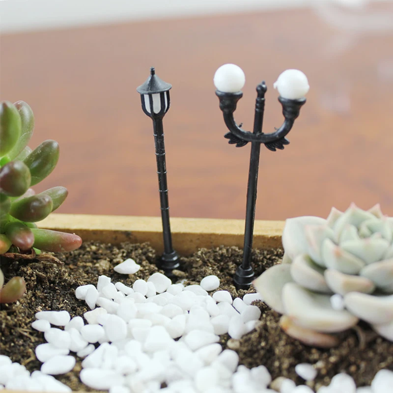 1 Pcs Craft Vintage DIY Miniature Lamp Creative Garden Mini Decoration Artificial Micro Landscaping | Дом и сад