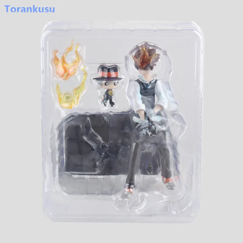HITMAN REBORN! Фигурка kateкё Hitman Reborn Sawada Tsuna ПВХ фигурка игрушка 190 мм аниме REBORN модель