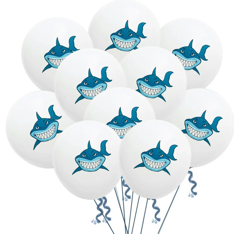 10 шт 12 inch Shark латексные шары DIY вечерние шарики в горошек Свадебные украшения