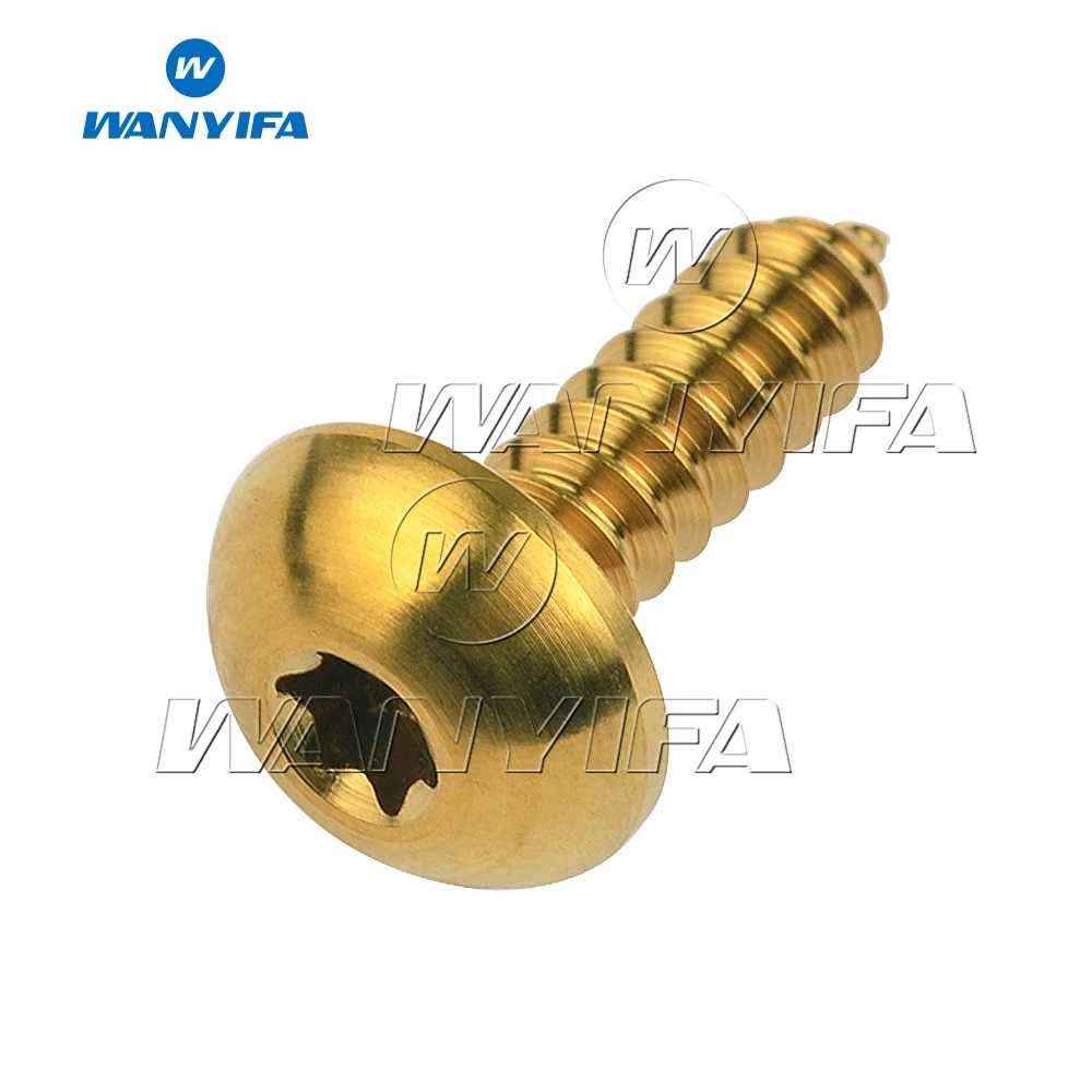 Титановый &quotWanyifa&quot Болт M4x15 20 мм M5x15 17 18 саморез кнопка с шестигранной головкой