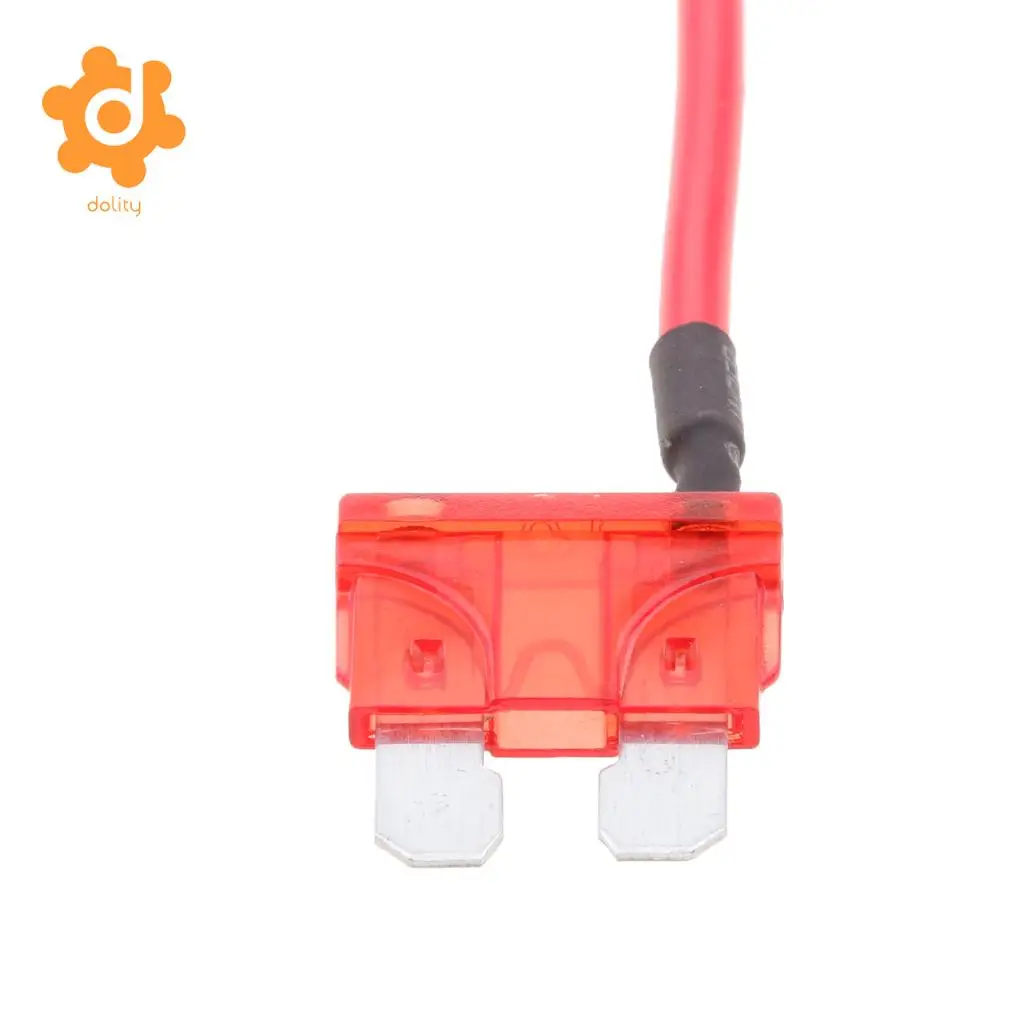 5 Pieces Car Truck Boat 10A 32V ATO ATC Medium Blade Fuses with 16 AWG Wire | Автомобили и мотоциклы