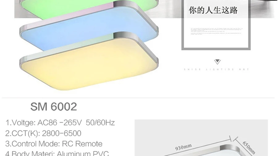 Современный дистанционный RGB светодиодный потолочный светильник с цветным и диммером, умный светодиодный потолочный светильник для гостиной и спальни