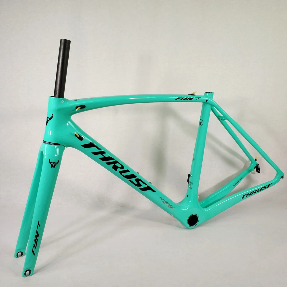 Напора Новый углерода Рамки Все Черный Зеленый велосипед Road Велосипедный Спорт