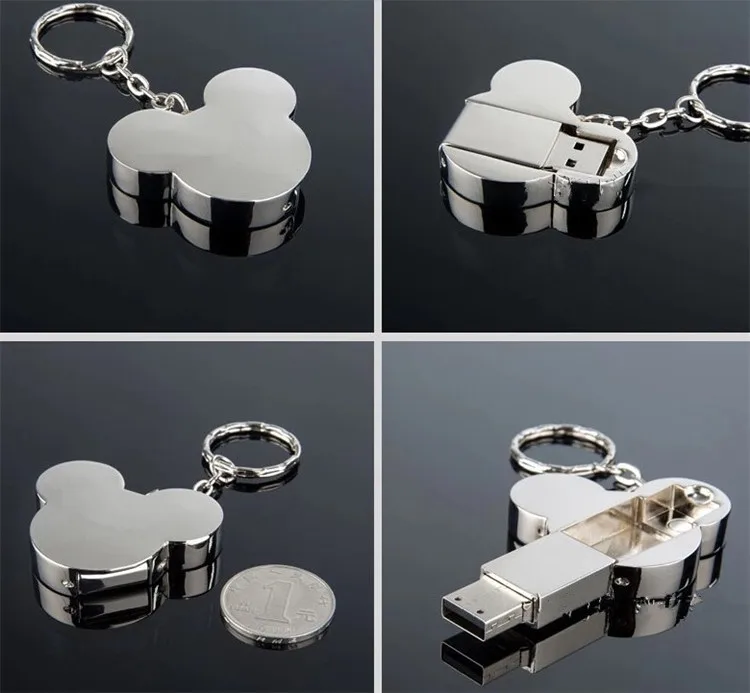 USB-флеш-накопитель в виде Микки Мауса металлический флеш-накопитель подарок 4 ГБ 8