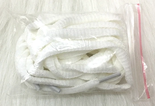 White 1 пара круглые шнурки уличная детская обувь унисекс шнурки многоцветные для отдыха кроссовки шнурки Модная Белая обувь кружева - Цвет: White