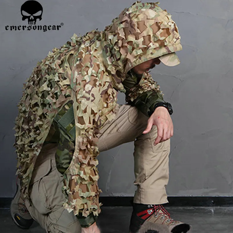 EMERSONGEAR легкий штурмовой Камуфляжный костюм Ghillie секретная охотничья одежда