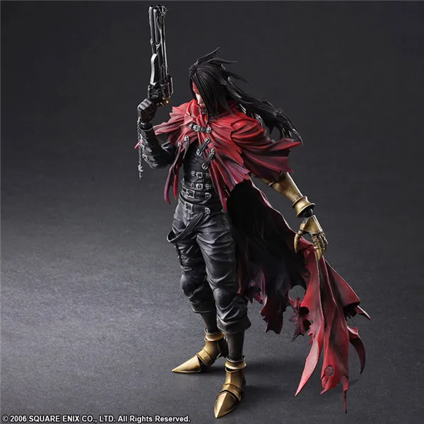 Аниме Фигурка 27 см PA PlayArts Final Fantasy 7 Felhunter Vincent фигурка модель украшения крутые