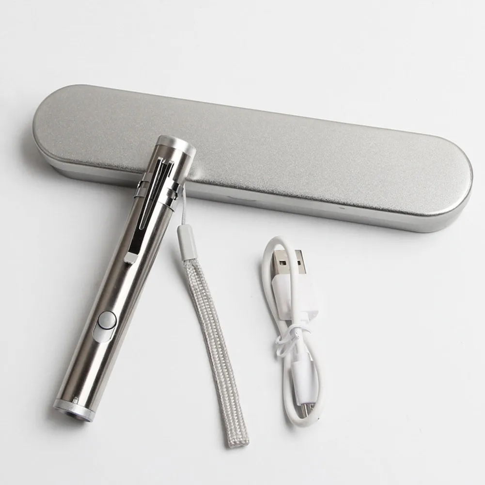 Новый светодиодный перезаряжаемый USB фонарик высокого качества Мощный мини