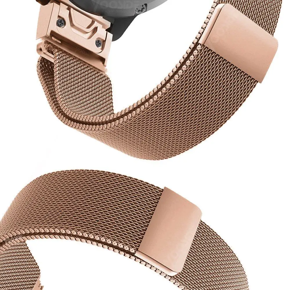 Fenix 6S Milanese Loop Магнитный браслет 20 мм Quick Fit из нержавеющей стали ремешок для часов Garmin Fenix 5S/Fenix 5S Plus