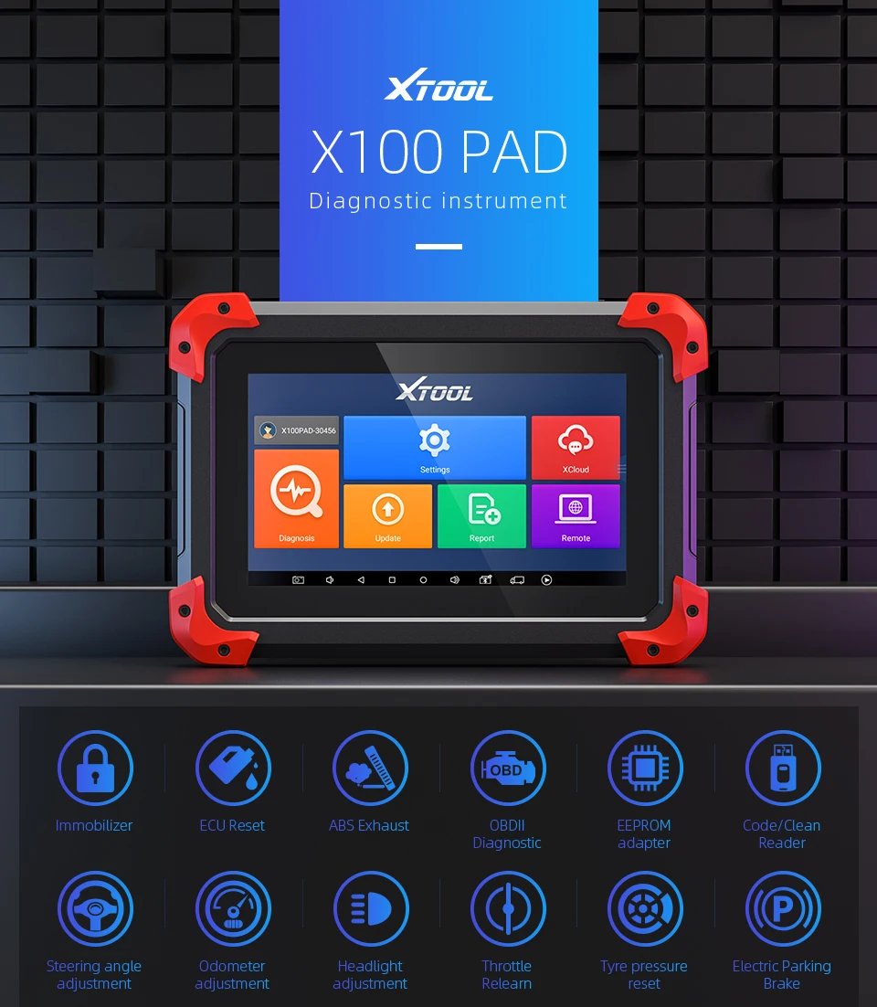 XTOOL X100 PAD программатор для ключей профессиональный автомобильный