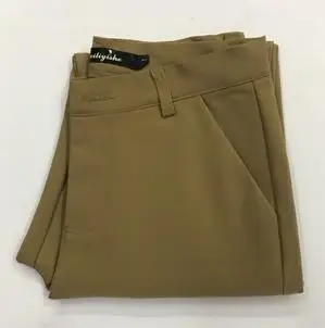 Dark khaki Новинка года; женские повседневные офисные брюки-карандаш; милые узкие брюки 21 Цвета для девочек; модные яркие джинсы; брюки-карандаш - Цвет: Dark khaki