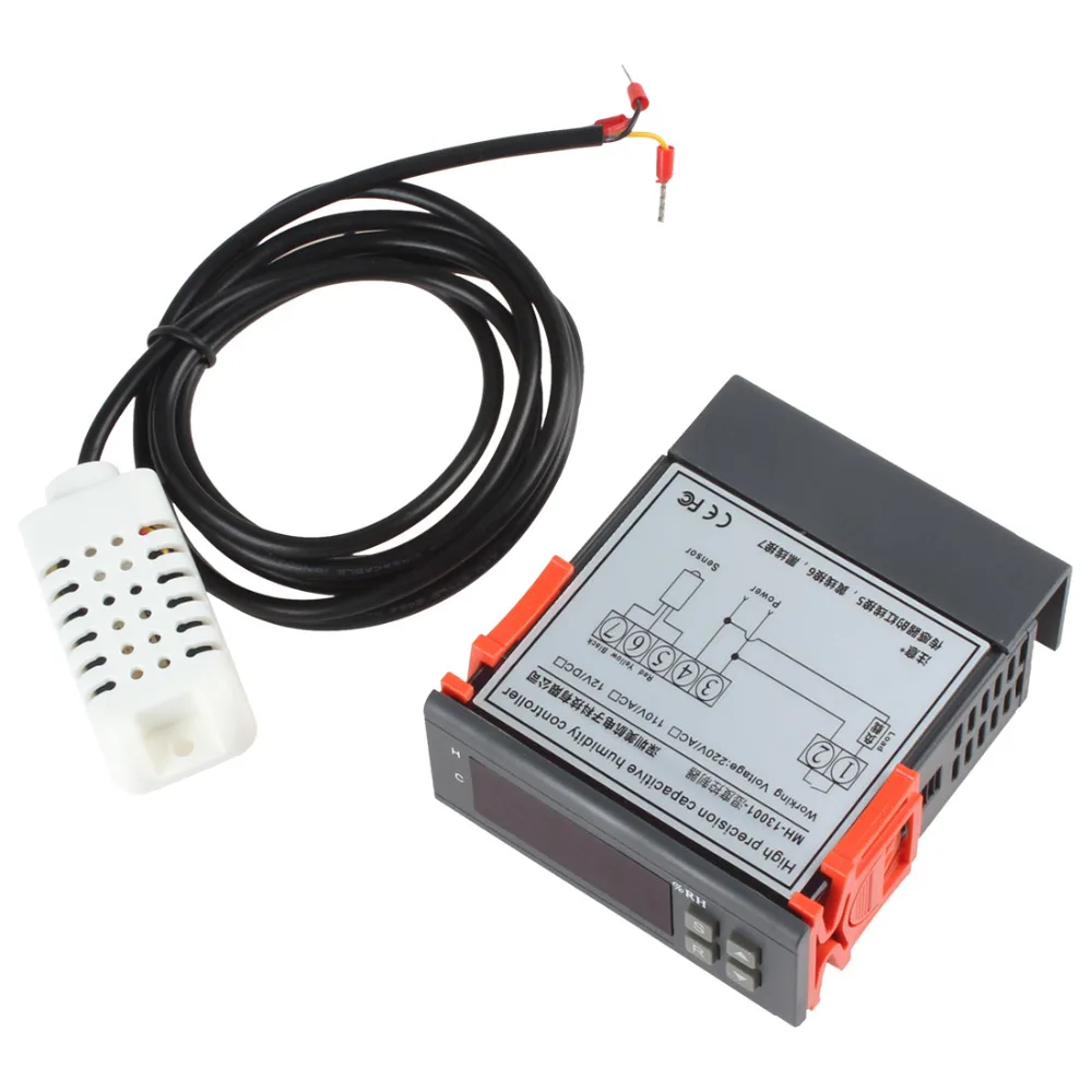 AC 110V цифровой ЖК-контроллер влажности воздуха Измеритель Tetster диапазон измерения