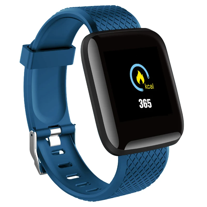 Smartwatch Blue Смарт-часы для мужчин, кровяное давление, водонепроницаемые, Смарт-часы для женщин, монитор сердечного ритма, фитнес-трекер, спортивные часы для телефона Android IOS - Цвет: Smartwatch Blue