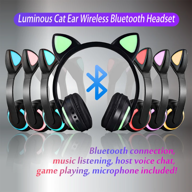 FEIKU ZW 19 наушники bluetooth гарнитура беспроводная косплей уши вспышка олень фея