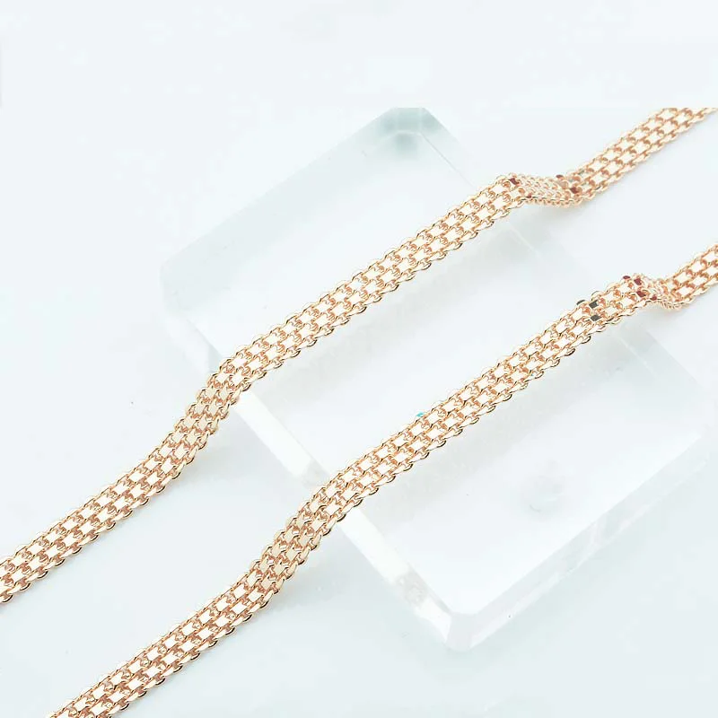 6 мм Мужская и женская цепочка 585 золотого цвета длинная 50 60 см|necklace chain|chain longchain long