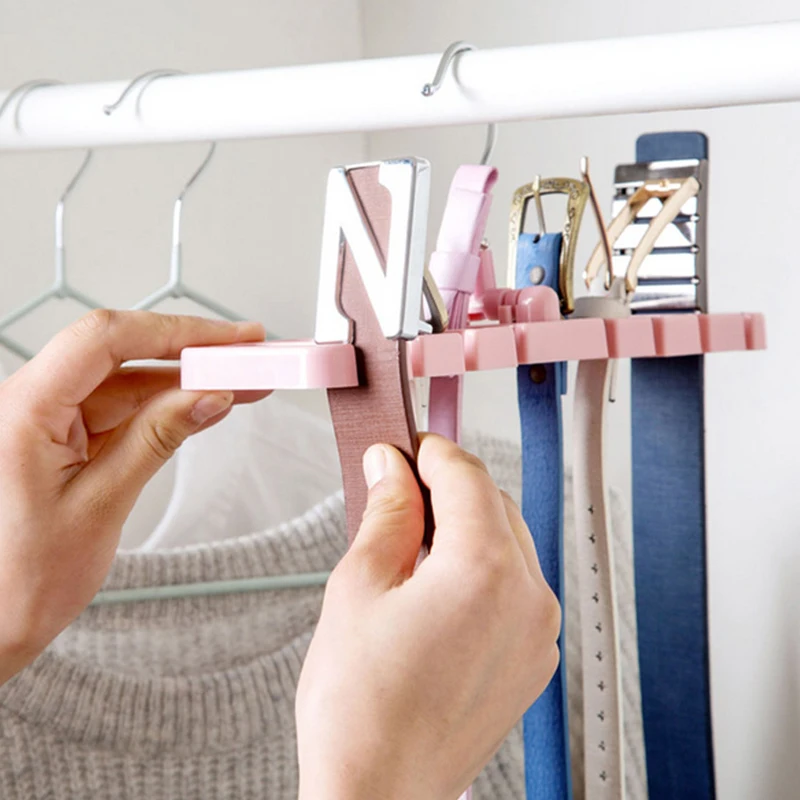 Новая стойка для хранения органайзер ремня вращающаяся вешалка галстуков | Дом и