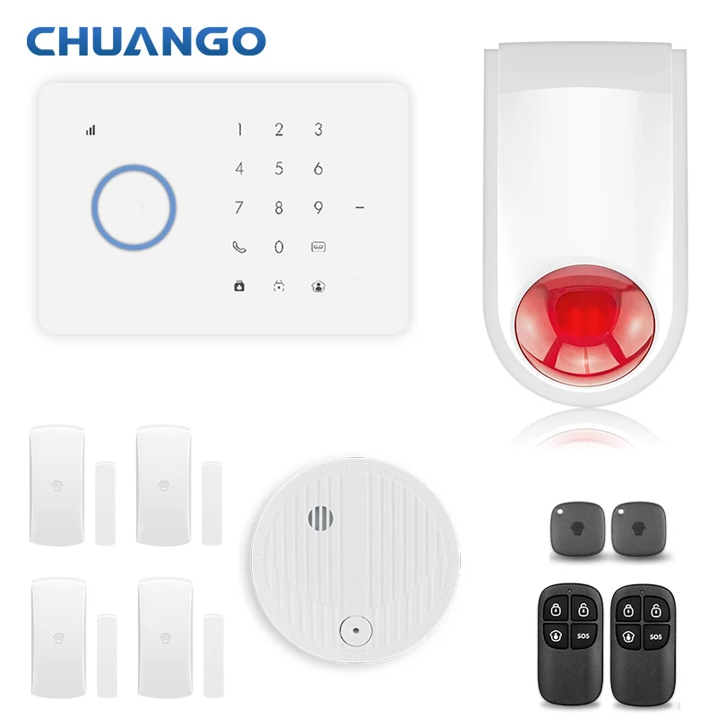 Система сигнализации Chuango G5 315 мгц IOS Android управление через приложение|Комплекты