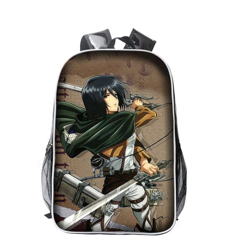 Школьный портфель с принтом атака на Титанов|shoulder bag backpack|bag backpackattack on titan backpack |