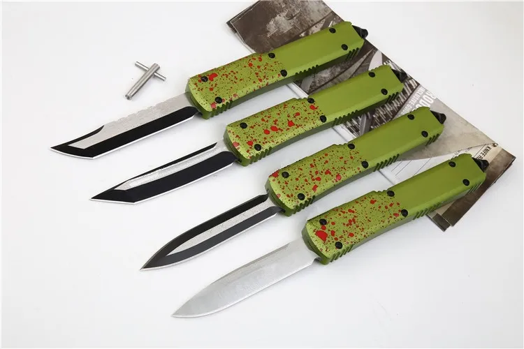 MIKER 2019 Новый UXT70 7CR17 лезвие алюминий Сплав покрытием зеленый ручка Открытый Отдых