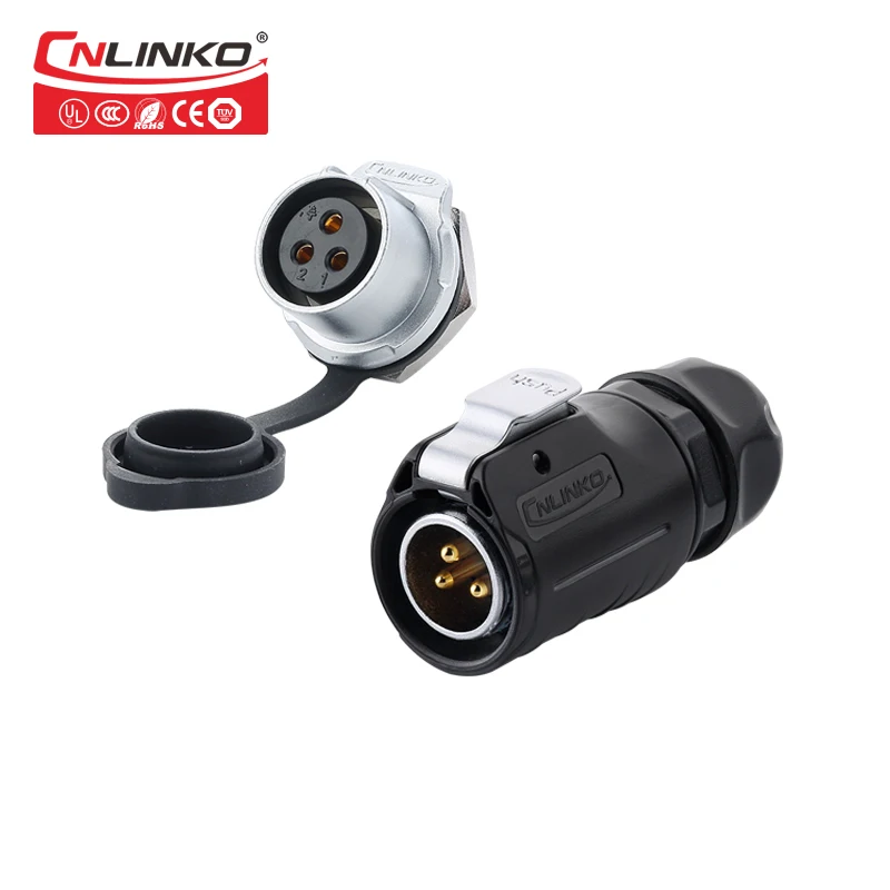 Cnlinko LP 20 3Pin мм Мужской Женский круговой авиационный разъем Панель крепление