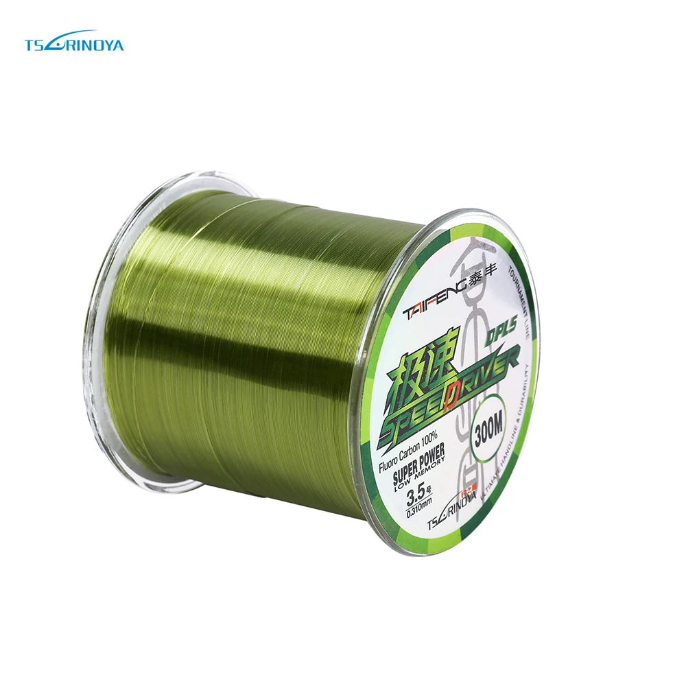 TSURINOYA G 300 м 6 18 кг нейлоновая рыболовная леска прочная гладкая моноволокна морская