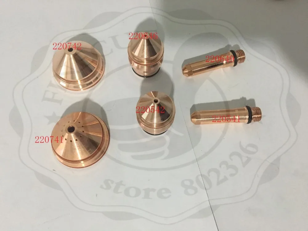 220649 220646 220742  220541 220542 220741  130 260A torch plasma consumables