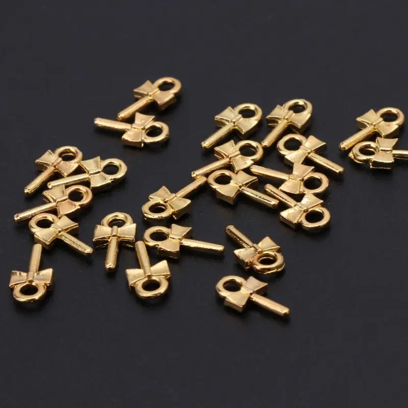 Вешалки-кольца для изготовления ювелирных украшений в форме золотого банта