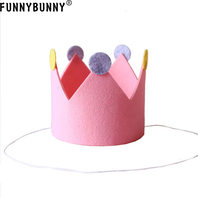 FUNNYBUNNY/утолщенная фетровая шляпа с короной для вечеринки детская шапка на день
