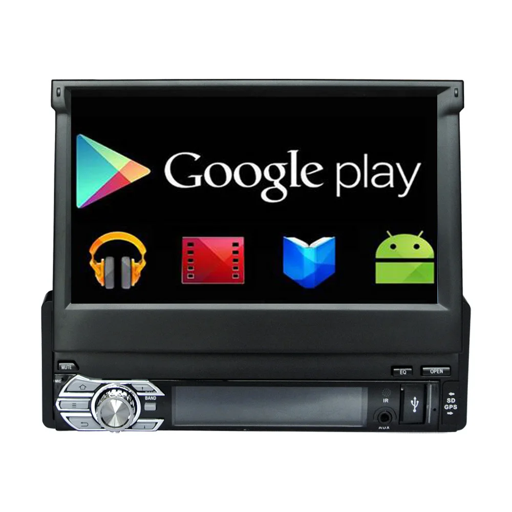 7 сенсорный экран один Din Android автомобильный DVD GPS Navi Радио RDS WIFI 3G Телефонная книга