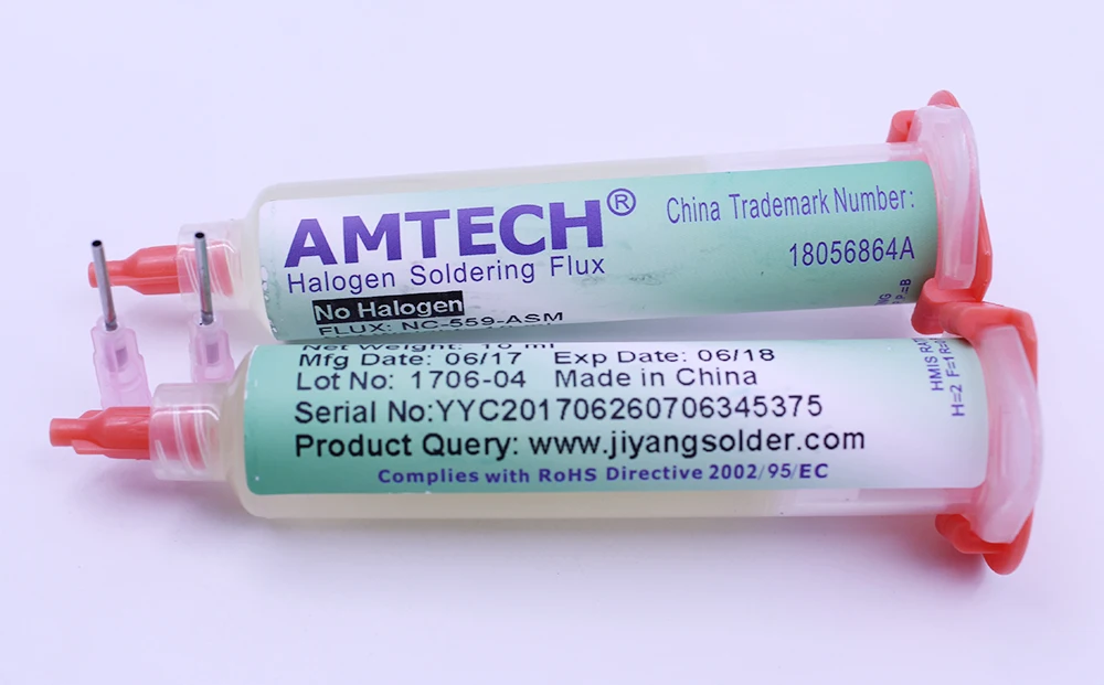 AMTECH NC-559-ASM BGA PCB No-Clean паяльная паста Сварка Расширенный масляный поток Смазка 10cc Инструменты для ремонта пайки