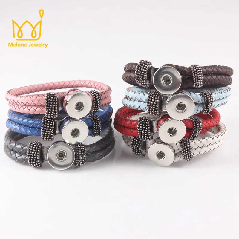 Браслет из 100% натуральной кожи с серебристыми кристаллами нержавеющей стали 316L |