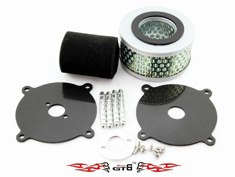 Воздушный фильтр из углеродного волокна Losi 5IVE-T для losi 5ive t Rovan LT KM X2 | Игрушки и