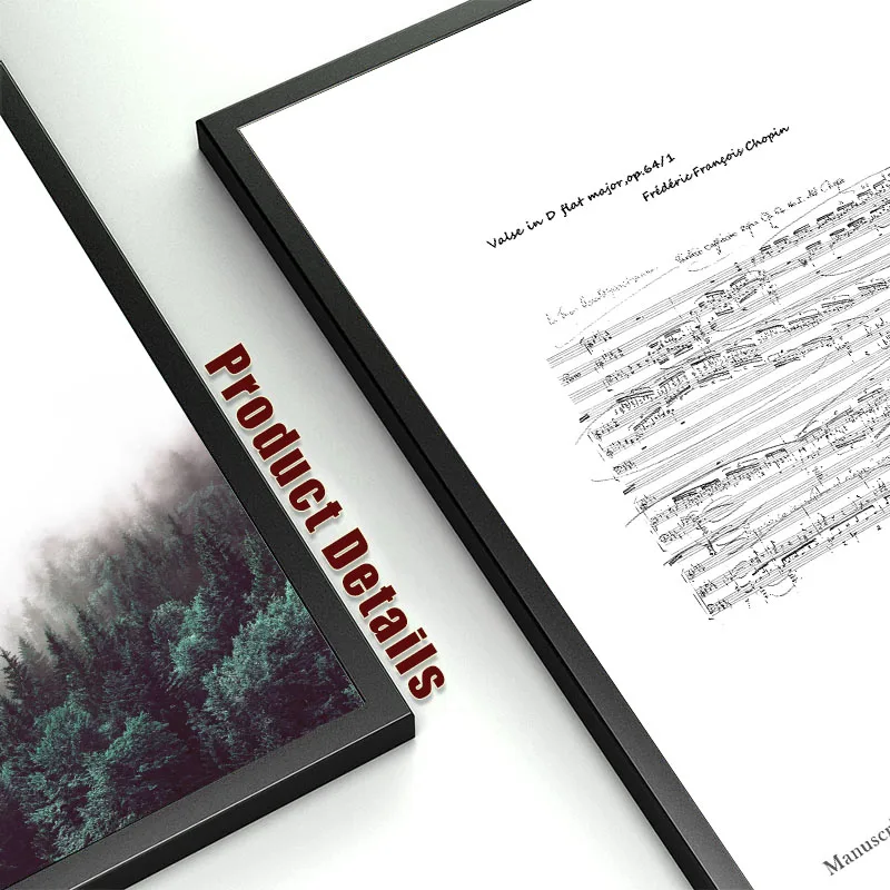 Nordic Decoration Forest Wall Art Canvas Poster Minimalist Print Painting Landscape Picture For Living Room Home Decor | Дом и сад