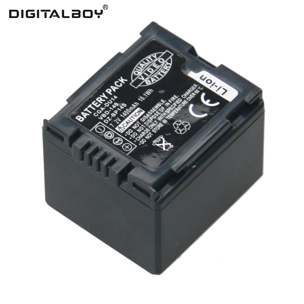 Digital Boy Высокая емкость 1400 мАч 7.2 В CGA-DU14 CGA DU14 cgadu14 1 шт. литий-ионный Батареи для