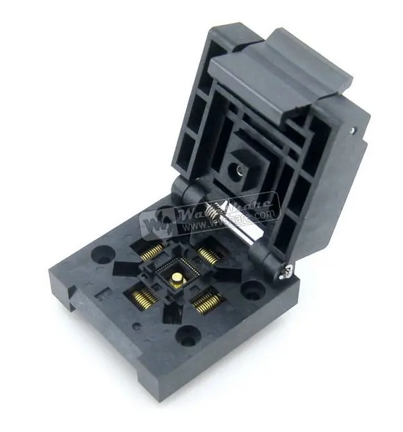 QFN48 MLP48 MLF48 QFN 48 (52) BT 0.4 01 Enplas 6x6mm Шаг IC Тест Выгорания Розетка с Заземлением|socket|socket 478