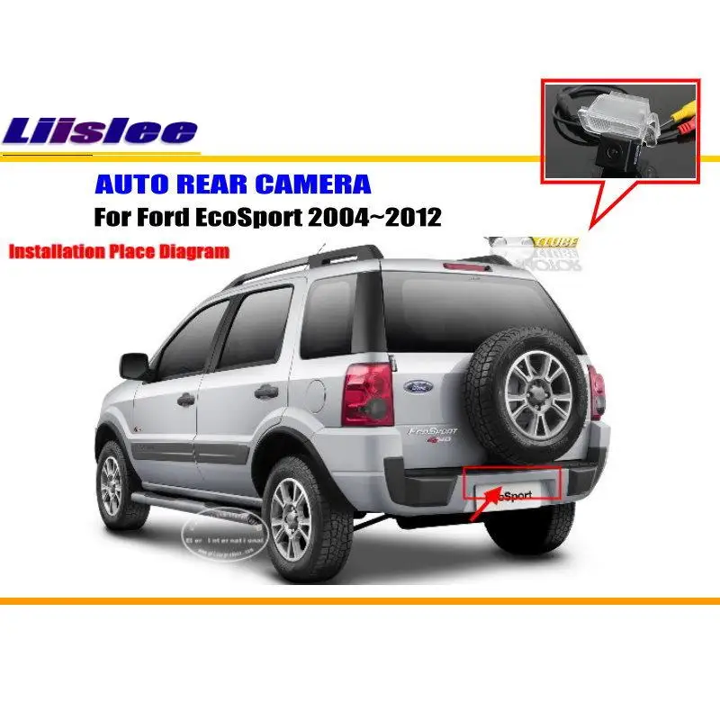 Liislee для Ford EcoSport 2004 ~ 2012 камера заднего вида/парковочная камера/HD CCD RCA NTST