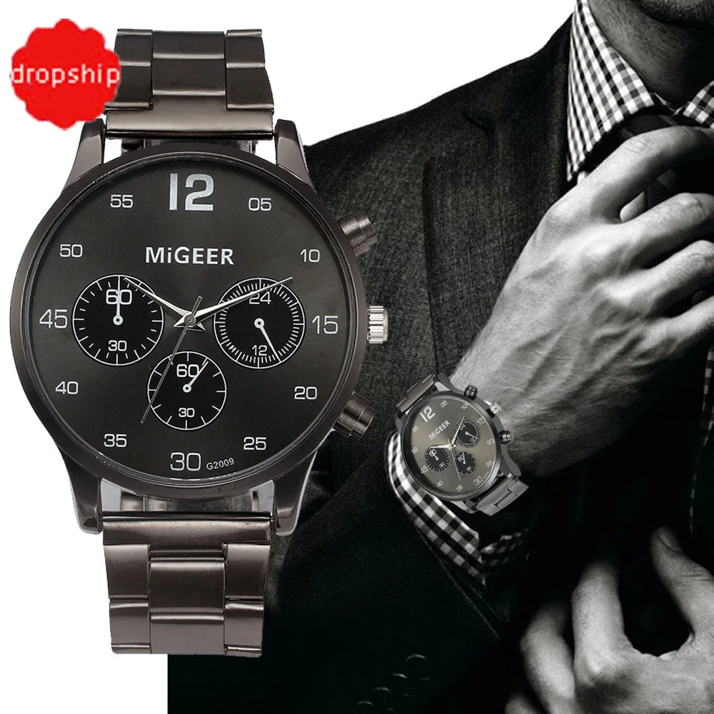 Часы мужские из искусственной кожи повседневные деловые|clock brand|clock fashionclock men |