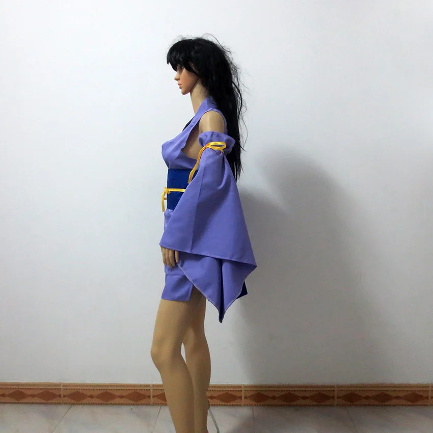 Изготовленный На Заказ фиолетовый кимоно для косплея с изображением сказочного