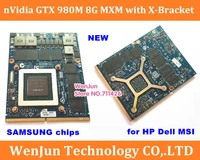 new gtx980m gtx 980m graphics card with x bracket n16e gx a1 8gb gddr5 mxm for dell 18 m18x r2 r3 r4 17x alienware msi hp clevo