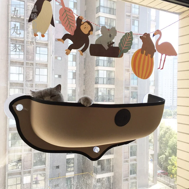Hot Sale Cat lounger Warm cat Bed Pet Hammock For Rest & House Soft And Comfortable Ferret Cage window bed|cat bed pet hammock|hammock for petspet