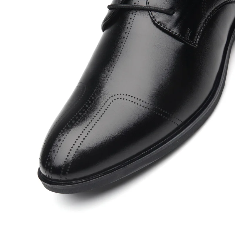 Деловая Мужская обувь Delocrd в новом английском стиле Лидер продаж мужская на