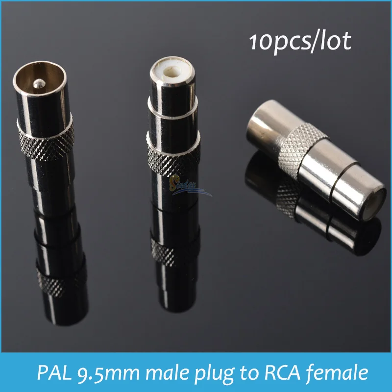 Sindax IEC DVB-T TV PAL 9 5 мм штекер к RCA гнезду разъем адаптера 10 шт./лот Прямая поставка |
