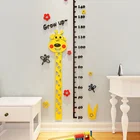 Настенная Наклейка для детской комнаты, обезьяна, жираф, измеритель высоты, Настенная Наклейка 3d, Настенная Наклейка для спальни, Декор, 3D акриловые обои