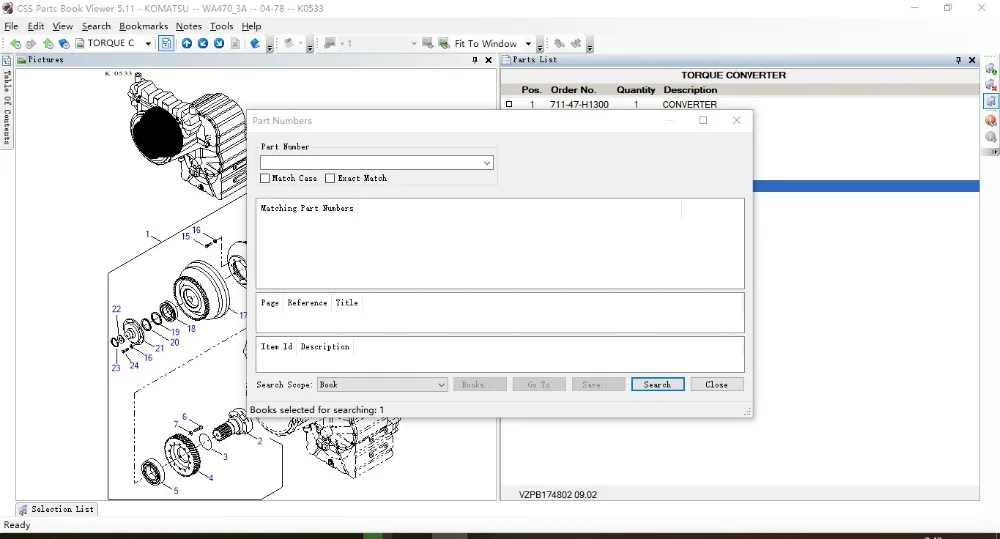 Новый электронный каталог запчастей Komatsu просмотр книг Linkone CSS 5 11 2021 (полный набор)