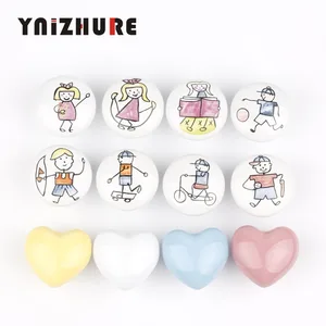 YINZHURE новый бренд Acme в скандинавском стиле керамический одиночный круглый K шкаф для кухни и сада Современная дверная ручка для шкафа