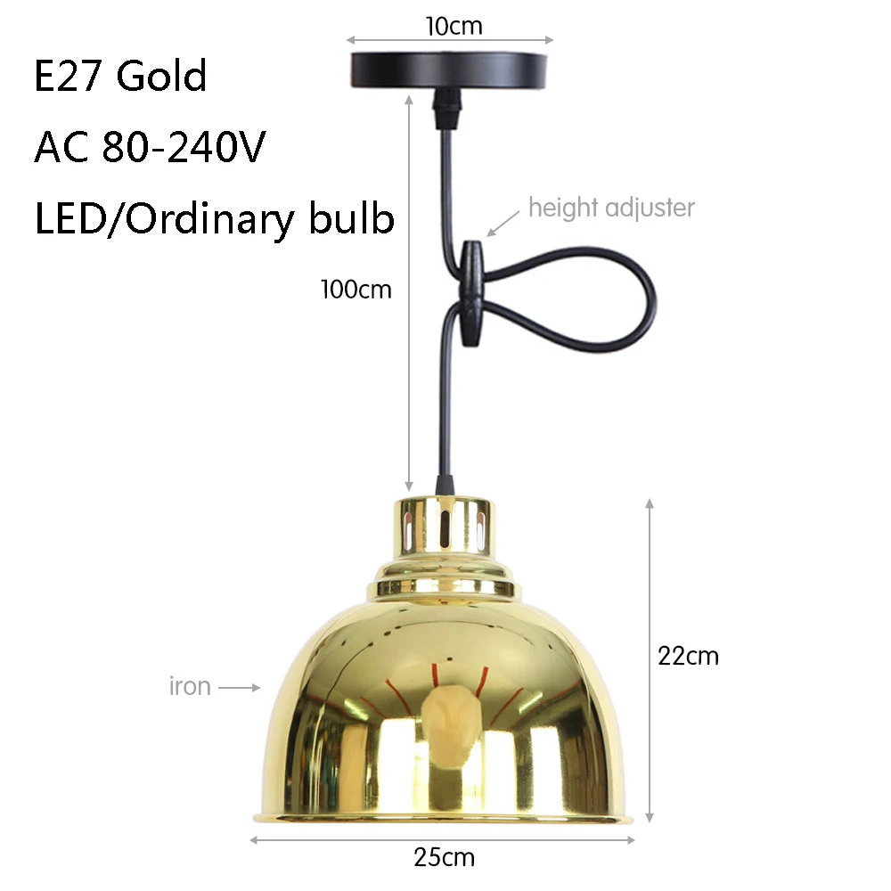 Современный минималистичный светильник E27 с железным покрытием 220 В светодиодный